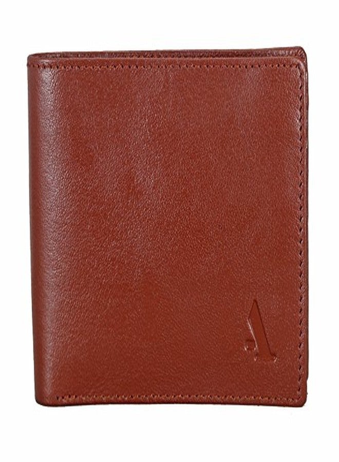 Adamis Men's Bifold Wallet In Genuine Leather W256 Tan - Image 1